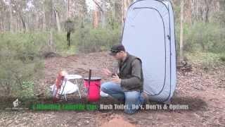 Camping Toilet tips, Bush Toilet & Portable toilet options