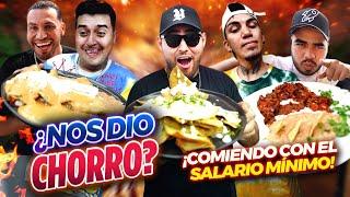 1 DÍA COMIENDO con el SALARIO MÍNIMO . FT @CevichurrosShow