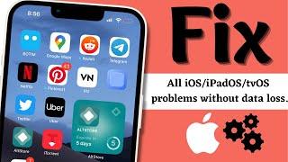 Fix iPhone Black Screen and Other iOS/iPadOS/TVOS System Issues without Data Loss