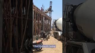 Building Construction! Slab Staging & Casting work using TM #civilsitevisit #9000hp Dahod #wr Ratlam