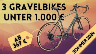 Die besten GRAVELBIKES UNTER 1.000 € (Sommer 2024)