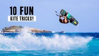 10 Fun Kiteboarding Tricks!