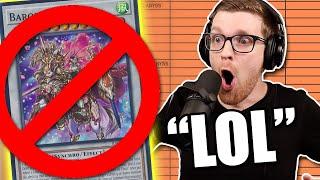 HAHAHAHAHA!!! | Yu-Gi-Oh! Official April 2024 TCG Banlist! LIVE REACTION!