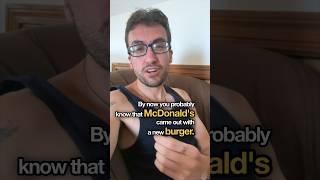 The New Big Arch Burger  | McDonald’s #mcdonalds #fastfood #healthyliving #beyourbest #mythoughts