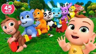 Count Ten Little Animals Song +More Lalafun Nursery Rhymes & Kids Songs