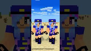 Hide & Seek Twin Hunters VS The 4 Brothers Herobrine #minecraftshorts #fyp #funnyshorts