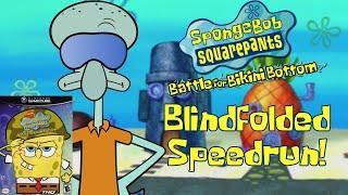 Spongebob: BFBB Blindfolded Speedrun! Annoy Squidward Spatula in 18.98