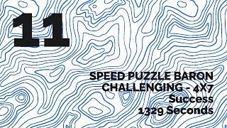 SPEED PUZZLE BARON | LOGIC PUZZLE | CHALLENGING 4X7 11th