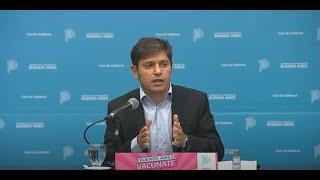 30/04/2021 | Conferencia de prensa de Axel Kicillof