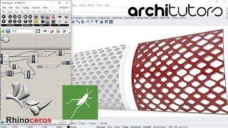 hexagonal cells in grasshopper in rhino | architutors