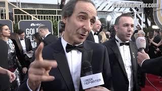 Alexandre Desplat Interview from the 2018 Golden Globes Red Carpet