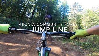 Arcata Community Forest Jump Line Mtb POV