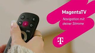 Schneller navigieren mit deiner Stimme – MagentaTV Sprachsteuerung