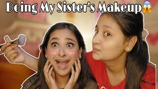 Doing My Sister's Makeup *GONE WRONG