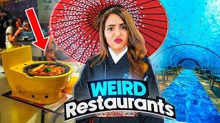 Eating at Weird RESTAURANTS that only Exist in JAPAN  *SHOCKING*