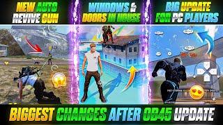 OB45 UPDATE FREE FIRE l FREE FIRE NEW UPDATE l FREE FIRE OB45 UPDATE CHANGES | FF OB45 UPDATE