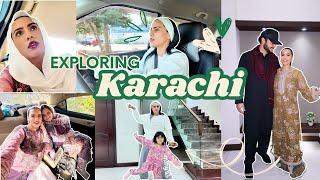 Husband's first time in KARACHI! Driving alone in pakistan & Getting a parrot