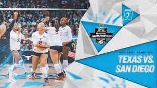 Texas vs. San Diego: 2022 NCAA volleyball semifinals highlights