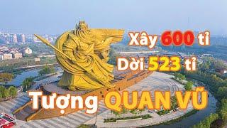 DI DỜI BỨC TƯỢNG QUAN VŨ TRỊ GIÁ 600 TỈ CAO 58M ĐI 8KM|thichlalam #short