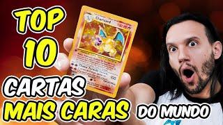 TOP 10 CARTAS de POKEMON MAIS CARAS DO MUNDO 2020 | Seja um colecionador | CAPITÃO HUNTER TCG