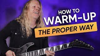 Jeff Loomis Shows Proper Guitar Warm-ups