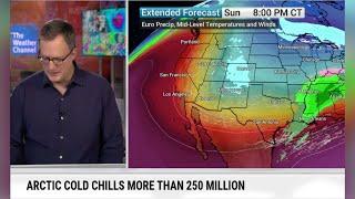 Arctic Cold Outbreak To Chill Over 250 Million Across U.S.