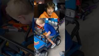 Son doesn't see his present 