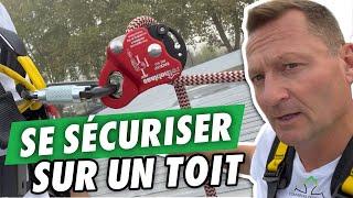 Comment se sécuriser temporairement sur un toit ?!