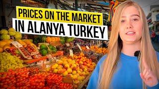 TURKEY  ALANYA. Prices on the market. Winter in Alanya.