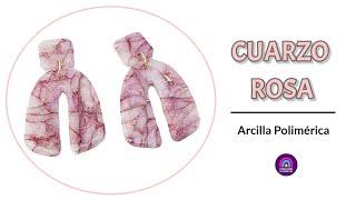 Cómo hacer CUARZO ROSA con ARCILLA POLIMÉRICA | Creaciones Poliméricas