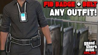 *NEW* How To Get The FIB Badge & Belt On Any Outfit In GTA 5 Online!