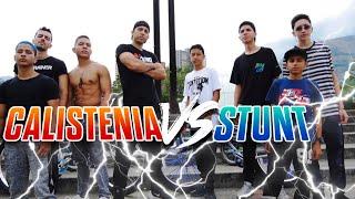 Team M-7RAINER vs Team LA PLAGA - Calistenia vs Stunt Bike