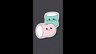 Marshmallow in Adobe illustrator #shorts #дизайнукраїнською #adobeillustrator