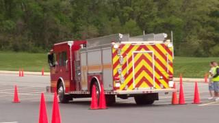 Shenandoah Apple Blossom Festival Fire Truck Rodeo obstacle coarse done right