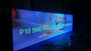 P10 smd3528 led display screen full color indoor