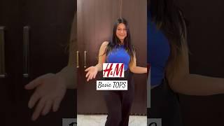 H&M basic tops| H&M tops| H&M summer tops| #haul #ytshortsvideo #yt #haulvideo #hm #viral #tops