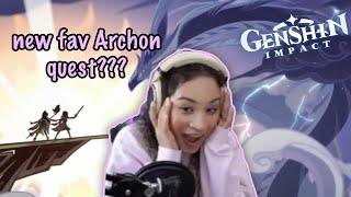 Archon Quest "The Crane Returns on The Wind" Reaction! | Genshin Impact | Lorie on Twitch