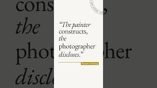 Photography Quotes #SusanSontag #Shorts