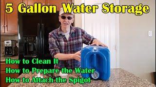 5 Gallon API Kirk Stacker Emergency Water Container Review