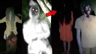 DI KIRA IBU" TERNYATA HANTU DAN KUNTILANAK DI ATAS POHON | 5 PENAMPAKAN HANTU TERSERAM DAN TERJELAS