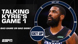 Is Kyrie Irving looking RATTLED in Game 1 a BAD GAME OR BAD SIGN for the Mavericks? | Get Up