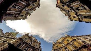 'Quattro Canti'. The Historical City Center of Palermo, Sicily, Italy