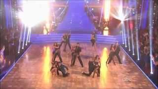 Dancing Troupe and Pros opening number - DWTS 2012  1st results show