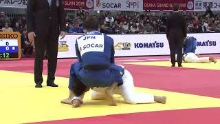 TAKATO Naohisa (JPN) vs AOKI Dai (JPN) World Judo Osaka Grand Slam 2019 / Semi-Final -60 kg