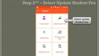 School app Update student fee