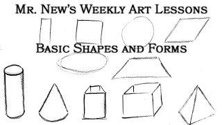 Turn Simple Shapes Into Complex Forms - Construction - Weekly Art Lessons Vol. 02