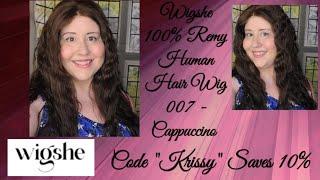 Wigshe 100% Remy Human Hair Wig 007 - Cappuccino! Code "Krissy" saves 10%