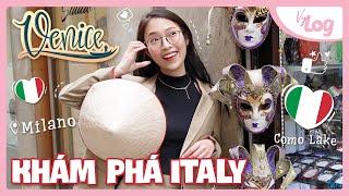 (eng) Khám phá nước Ý: Venice, Milano & Como Lake | Italy Travel Vylog