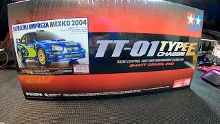 Nez0's Bad Shoppe: Tamiya TT-01 Type-E Subaru Impreza Mexico 2004 Unboxing