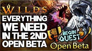 Monster Hunter Wilds - The 2nd Open Beta - ALL New Changes We NEED - Flagship, Predictions & More!